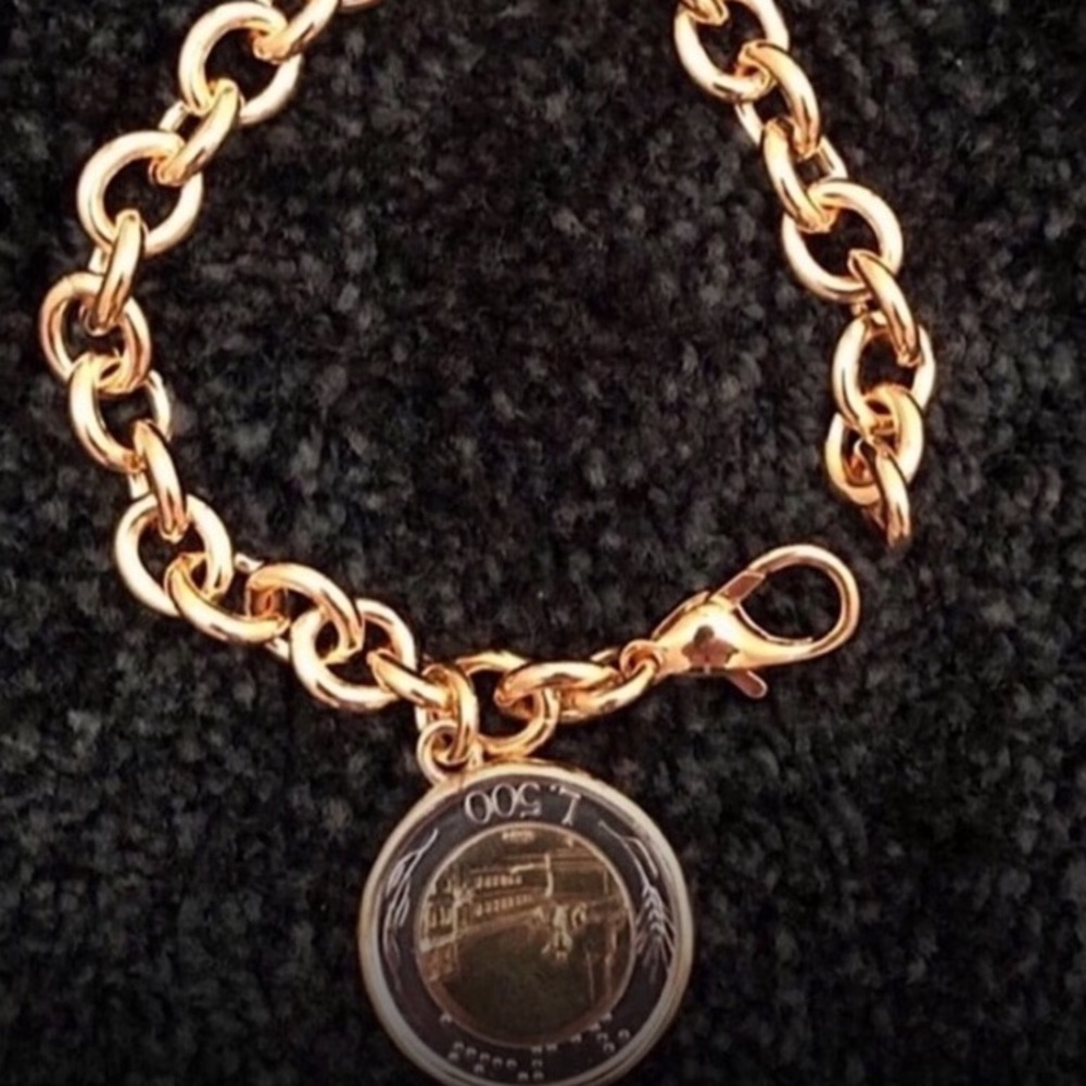 18k Italian Lira Bracelet - Picture 7 of 8